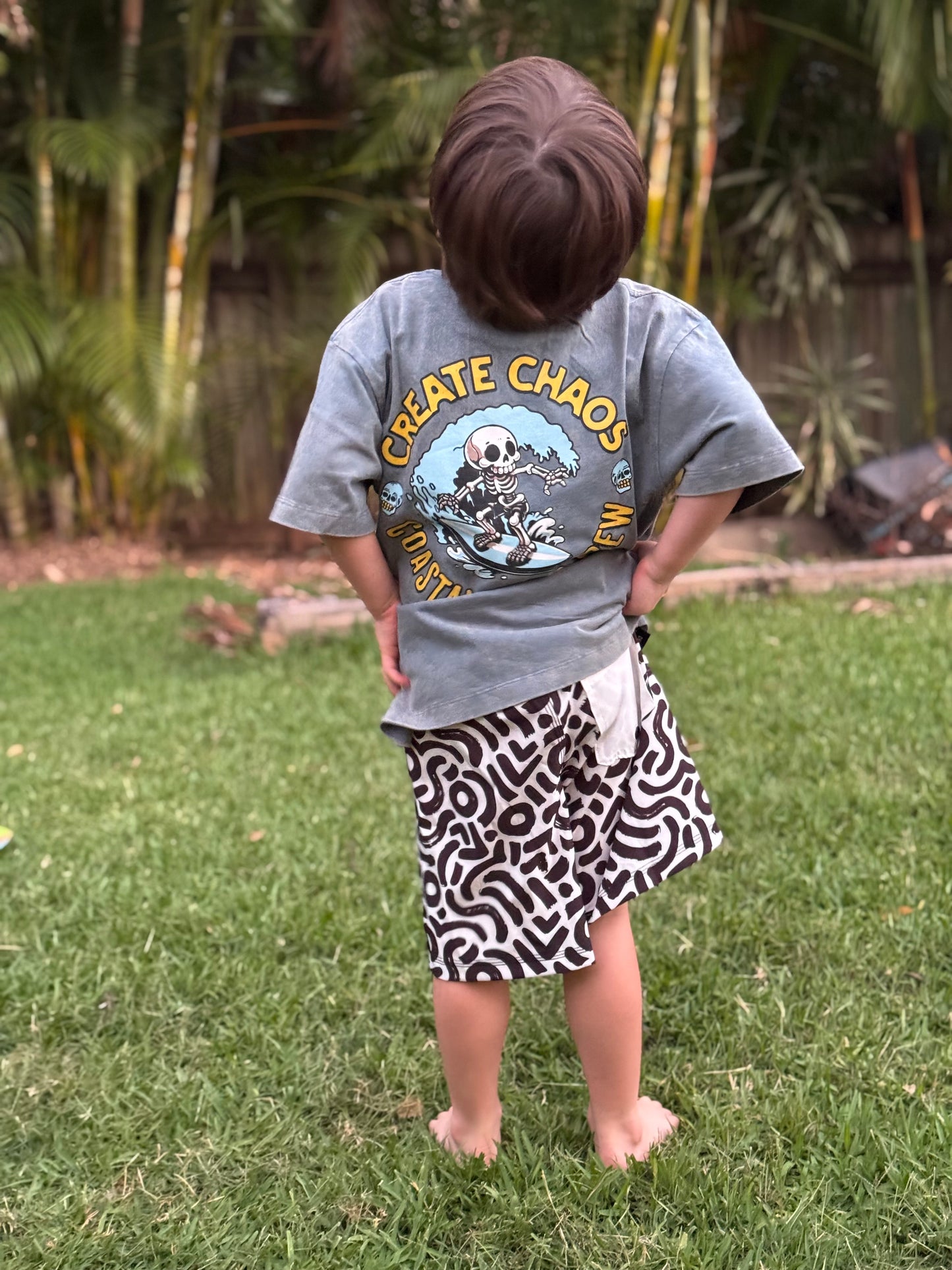 Skull & Swell Tee- Coastal Chaos Crew